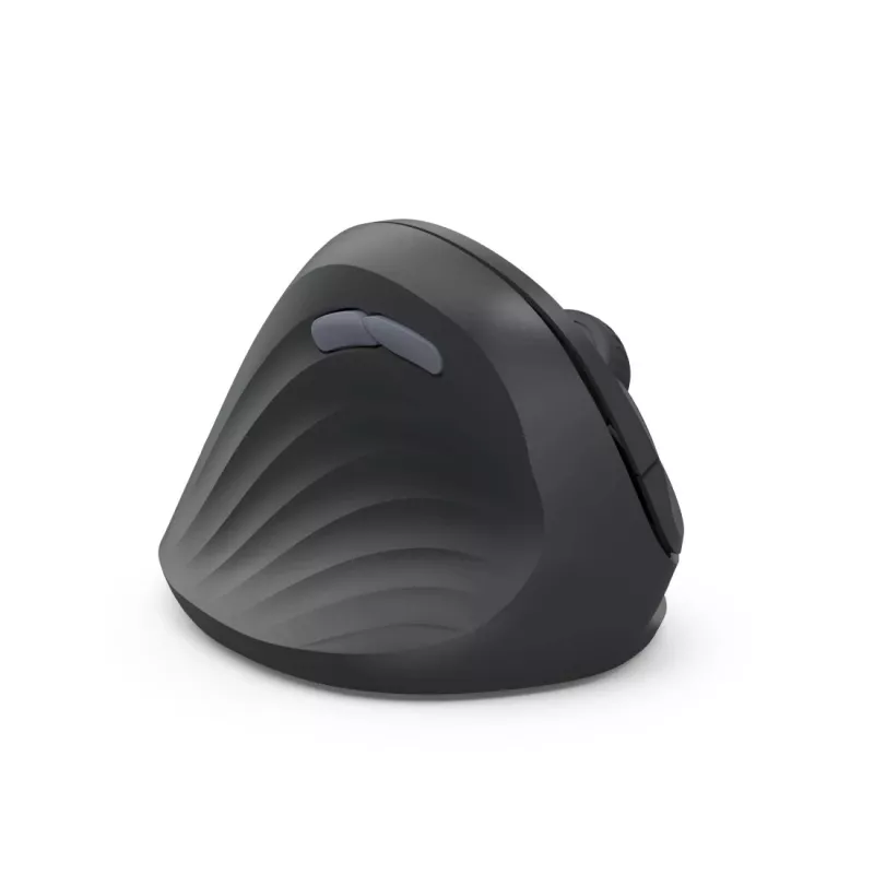 Hama 00173089 EWM-500L ergonomische verticale muis, linkshandig, RF-draadloos, optisch 1800 DPI, zwart