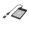 Hama 00200760 opslagbehuizing HDD/SSD-behuizing zwart 2.5 inch