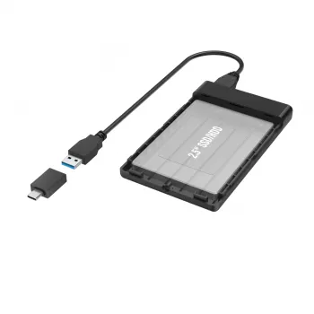 Hama 00200760 opslagbehuizing HDD/SSD-behuizing zwart 2.5 inch