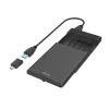 Hama 00200760 opslagbehuizing HDD/SSD-behuizing zwart 2.5 inch