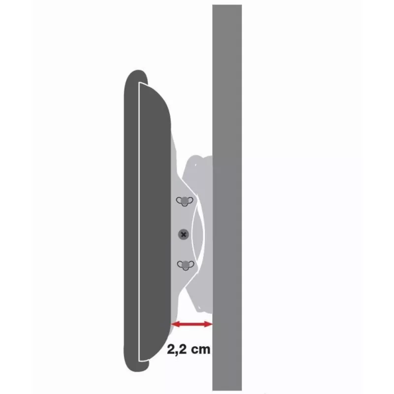 Techly wandsteun voor LED-LCD-tv 42-80 ultra slank fixed H400mm” ICA-PLB 840