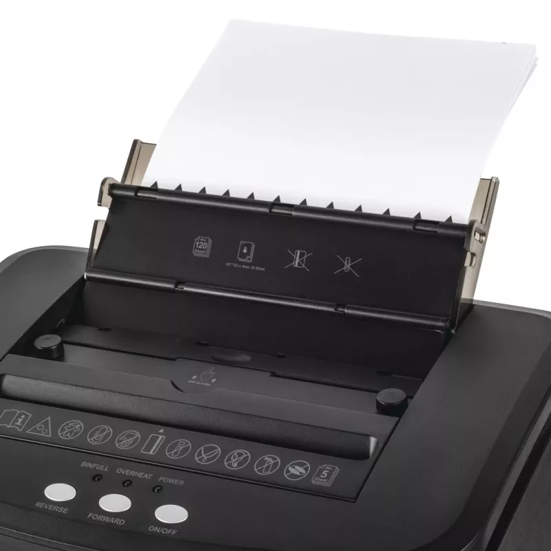 Hama Safe Auto M1200 papierversnipperaar micro-cut 60 dB 22.5 cm zwart