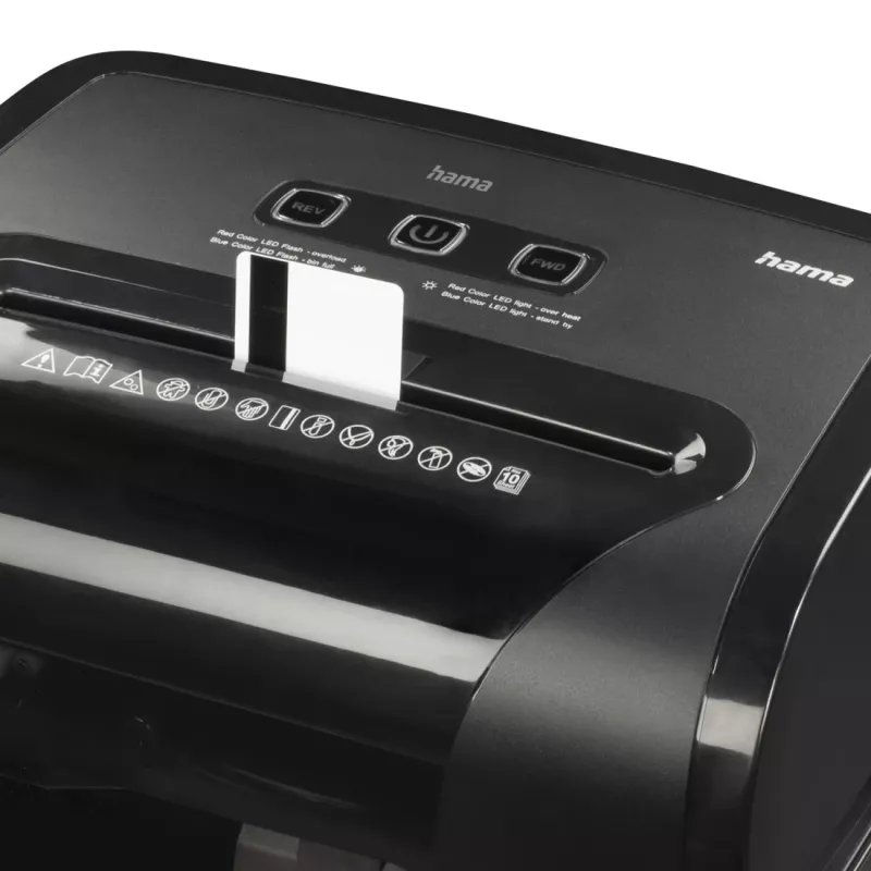 Hama Prime M100 papierversnipperaar microsnede 62 dB 22 cm zwart