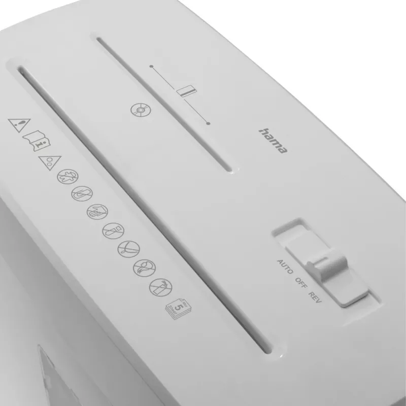 Hama Prime M50CD-W papiershredder microsnede 68 dB 22 cm wit