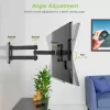 Techly wandsteun voor LCD LED 33-76,2 cm (13-30 inch) kantelbaar 2 gewrichten zwart ICA-LCD 923B