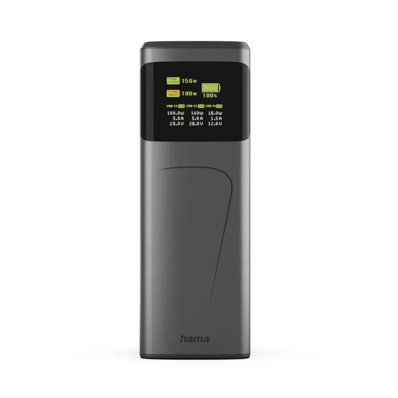 Hama High Power lithium-ion (Li-Ion) 24000 mAh grijs