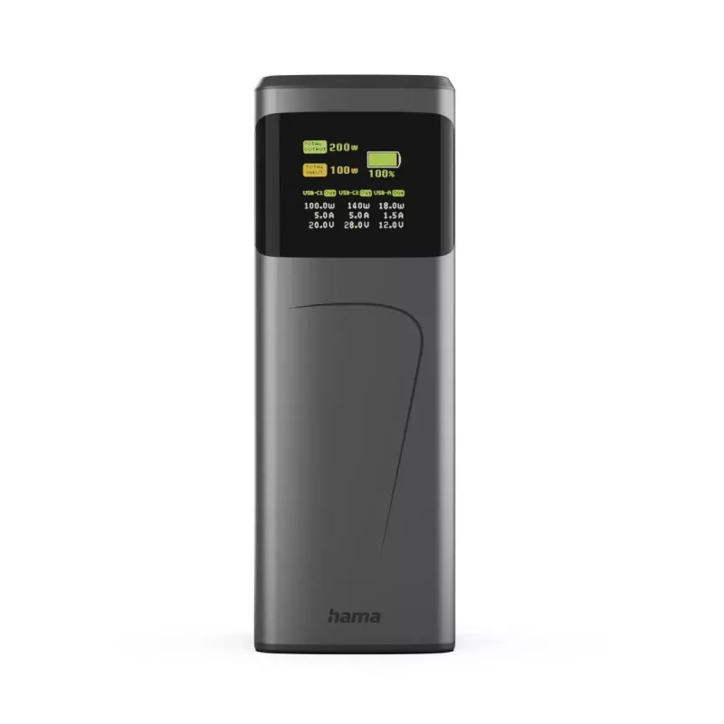 Hama High Power lithium-ion (Li-Ion) 24000 mAh grijs