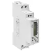 Eenfasige elektriciteitsmeter QOLTEC 50887 1-fasig 230V LCD slank