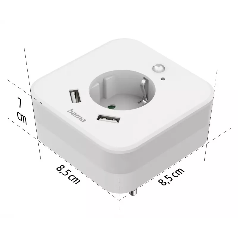 Insteeksnachtlamp Hama 00223507 warmwit LED 3000K