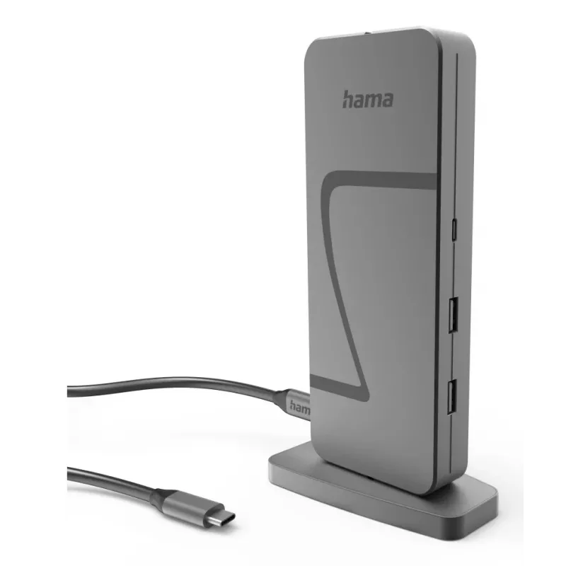 Hama Connect2Office Speed 00200200 USB4-dockingstation, USB-C, PD, 40 Gbit/s, 10 poorten