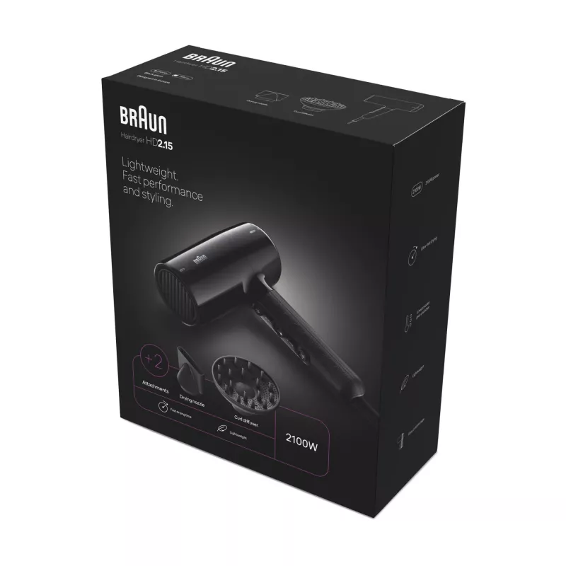 Braun HD2.15 Haardroger 2100 W Zwart