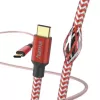 Hama Reflective USB-kabel USB 2.0 1,5 m USB C Rood