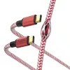 Hama Reflective USB-kabel USB 2.0 1,5 m USB C Rood