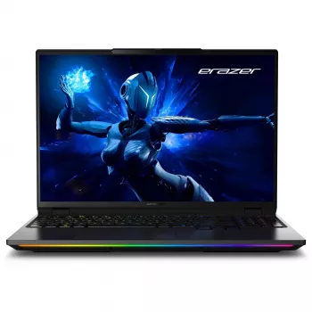 ERAZER Beast 16 X1 Ultimate Intel Core Ultra 9 275HX laptop 40,6 cm (16 inch) Quad HD+ 32 GB DDR5-SDRAM 2 TB SSD NVIDIA GeForce RTX 5080 Wi-Fi 6E (802.11ax) Windows 11 Home US Engels zwart