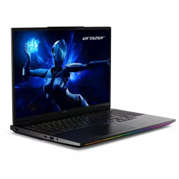 ERAZER Beast 16 X1 Ultimate Intel Core Ultra 9 275HX laptop 40,6 cm (16 inch) Quad HD+ 32 GB DDR5-SDRAM 2 TB SSD NVIDIA GeForce RTX 5080 Wi-Fi 6E (802.11ax) Windows 11 Home US Engels zwart