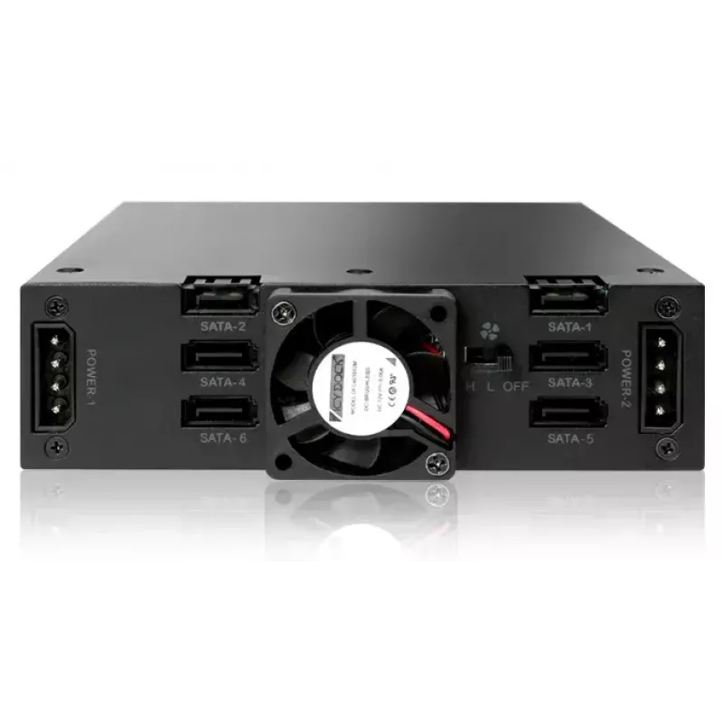 Disk-array Icy Dock MB996SP-6SB zwart