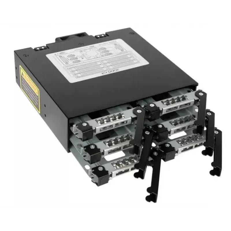 Disk-array Icy Dock MB996SP-6SB zwart
