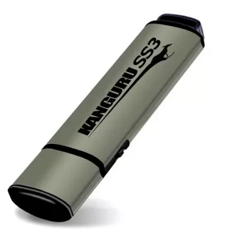 Kanguru SS3™ SuperSpeed USB3.0 64GB | Veilige USB-stick | Fysieke schrijfbeveiligingsschakelaar | Windows 'Ready Boost'-compatibel | Eenvoudige installatie zonder stuurprogramma | Plug and Play