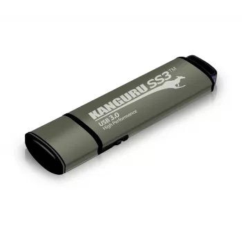 Kanguru SS3™ SuperSpeed USB3.0 64GB | Veilige USB-stick | Fysieke schrijfbeveiligingsschakelaar | Windows 'Ready Boost'-compatibel | Eenvoudige installatie zonder stuurprogramma | Plug and Play