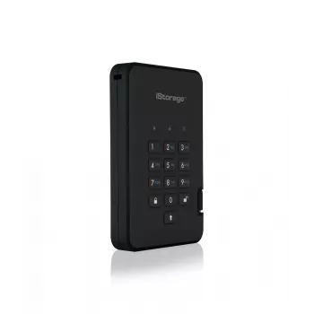 HDD iStorage 2 TB USB 3.2 diskAshur2 zwart IS-DA2-256-2000-B