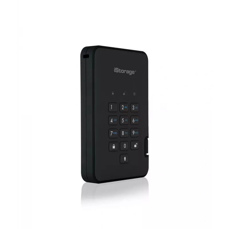 HDD iStorage 2 TB USB 3.2 diskAshur2 zwart IS-DA2-256-2000-B