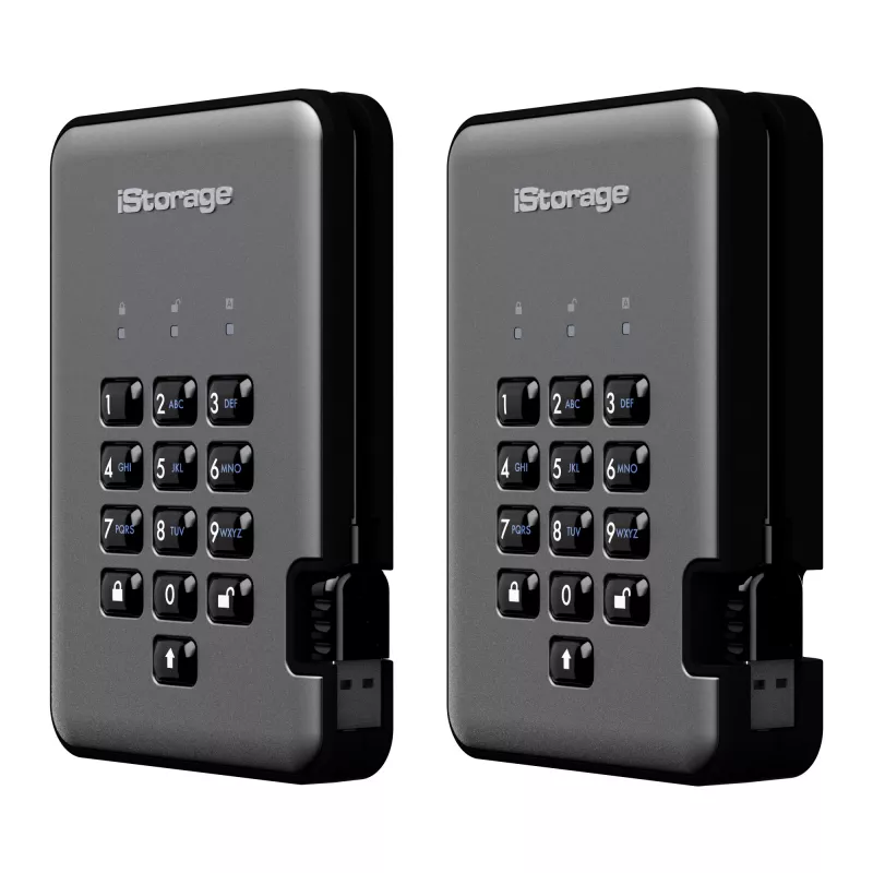 SSD iStorage 512 GB 2,5 inch USB 3.2 IS-DAP2-256-SSD-512-C-G