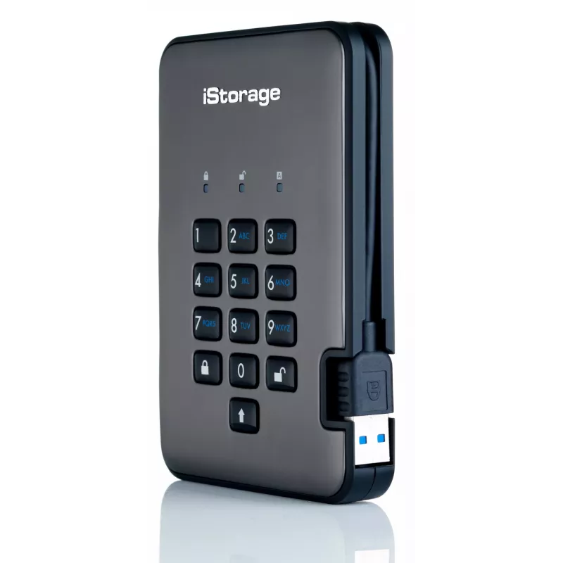 Solid-state drive iStorage 1TB 2.5 USB 3.2 IS-DAP2-256-SSD-1000-C-G