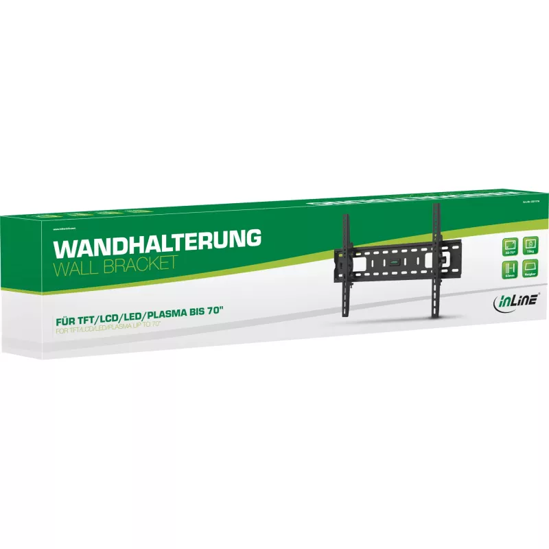 Wandbeugel InLine 23117A voor TFT LED plasma 32-70 inch