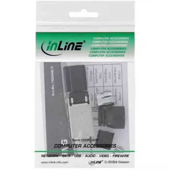 InLine RJ45-stekker Cat.8.1 2000MHz, veldmonteerbaar, afgeschermd, met schroefkap