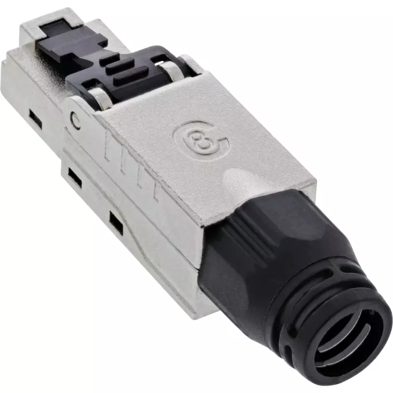 InLine RJ45-stekker Cat.8.1 2000MHz, veldmonteerbaar, afgeschermd, met schroefkap