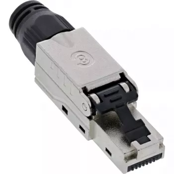 InLine RJ45-stekker Cat.8.1 2000MHz, veldmonteerbaar, afgeschermd, met schroefkap
