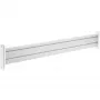 InLine slatwall paneel aluminium, voor tafelmontage, 1 m