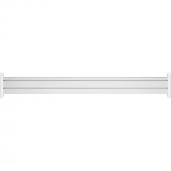 InLine slatwall paneel aluminium, voor tafelmontage, 1 m