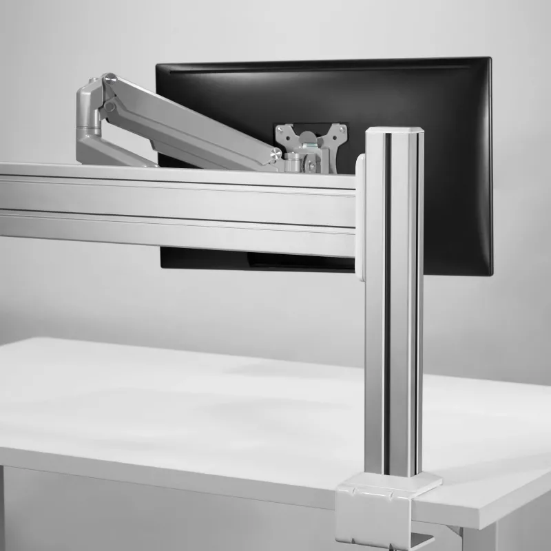 InLine slatwall paneel aluminium, voor tafelmontage, 1 m
