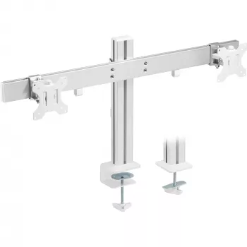 InLine aluminium monitor-tafelhouder voor 2 monitoren tot 32 inch, 8 kg