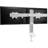 InLine aluminium monitor-tafelhouder voor 2 monitoren tot 32 inch, 8 kg