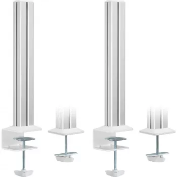 Zuilstaander InLine 23181B aluminium wit 43 mm hoogte set van 2