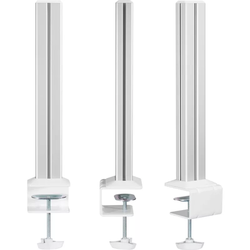 Zuilstaander InLine 23181B aluminium wit 43 mm hoogte set van 2