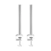 Zuilstaander InLine 23181B aluminium wit 43 mm hoogte set van 2