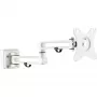 InLine slatwall monitorhouder lang wit 8 kg 17 inch