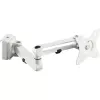 InLine slatwall monitorhouder lang wit 8 kg 17 inch
