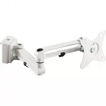 InLine slatwall monitorhouder lang wit 8 kg 17 inch