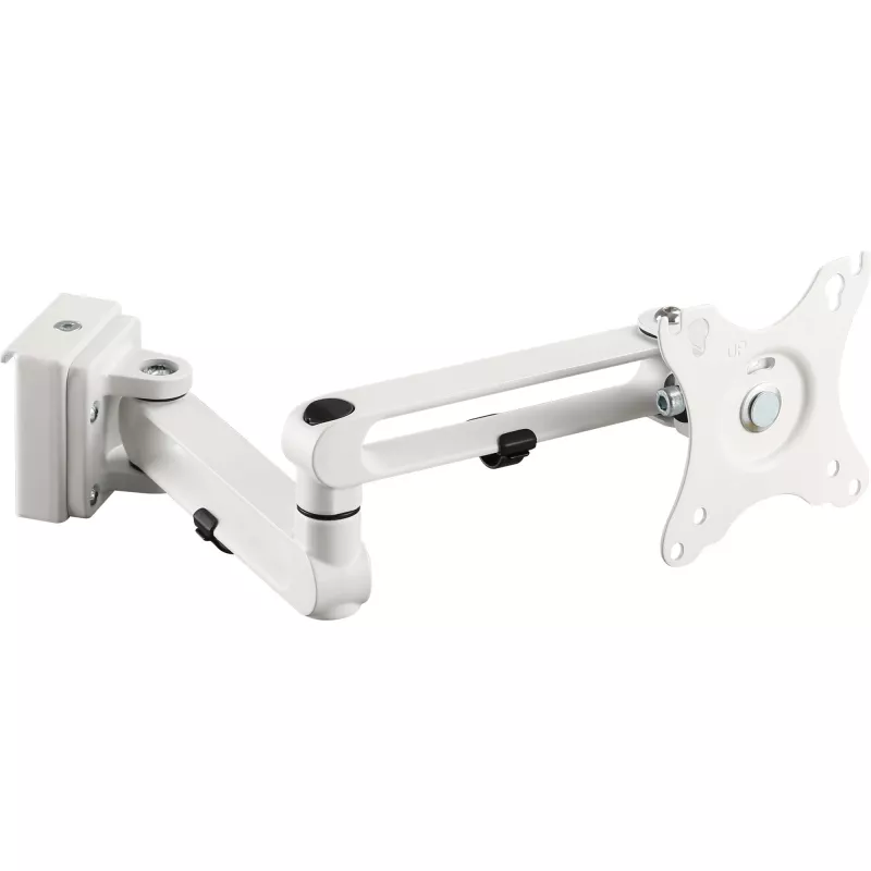 InLine slatwall monitorhouder lang wit 8 kg 17 inch