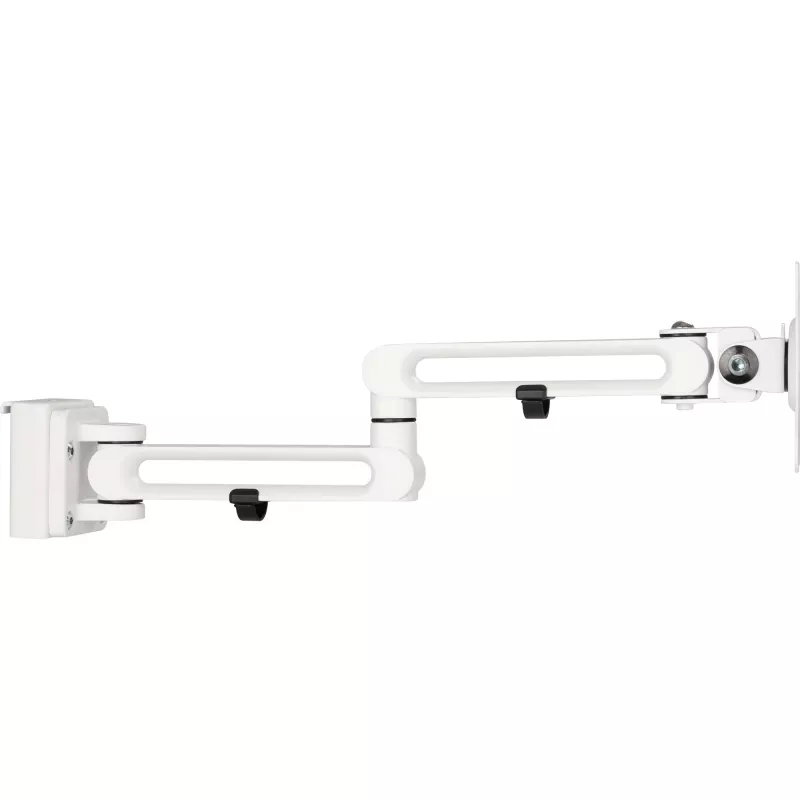 InLine slatwall monitorhouder lang wit 8 kg 17 inch