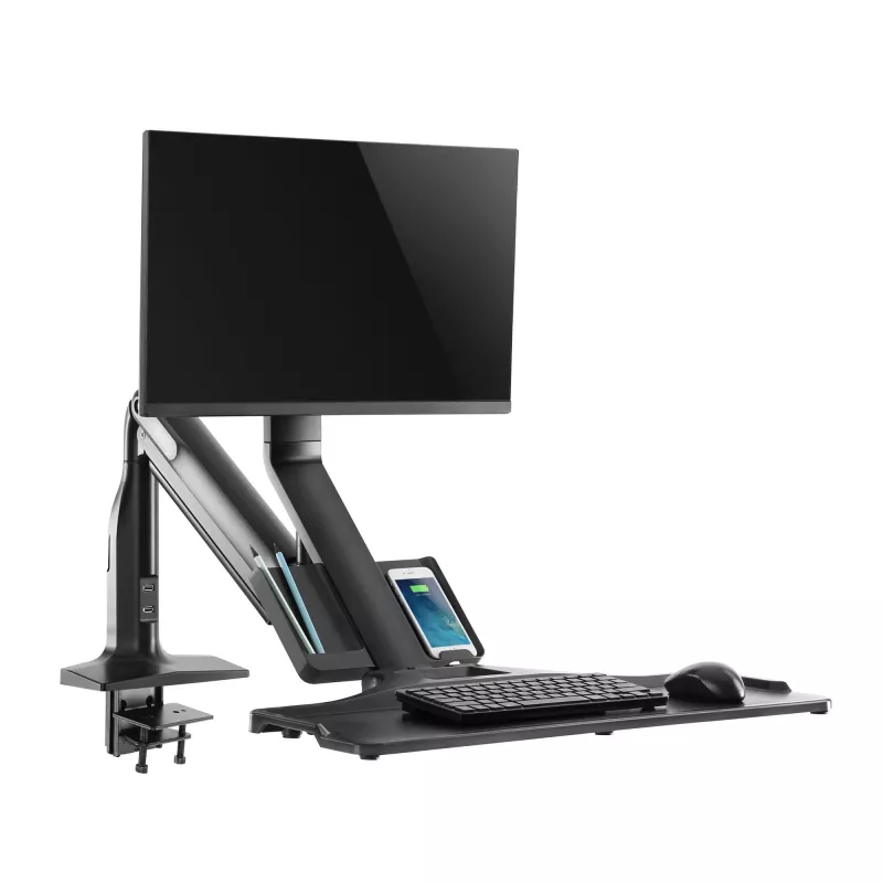 InLine werkstation tafelhouder met lift, beweegbaar, tot 81cm (32 inch) / 9kg