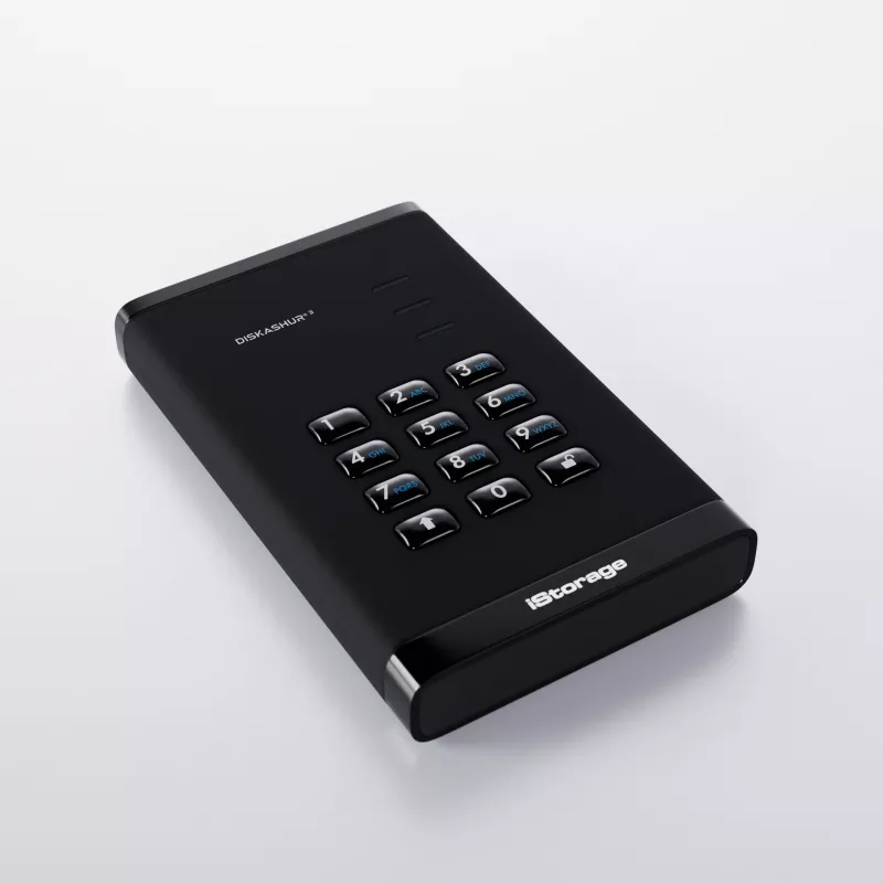 HDD iStorage 1TB USB 3.2 Gen 1 diskAshur3 zwart