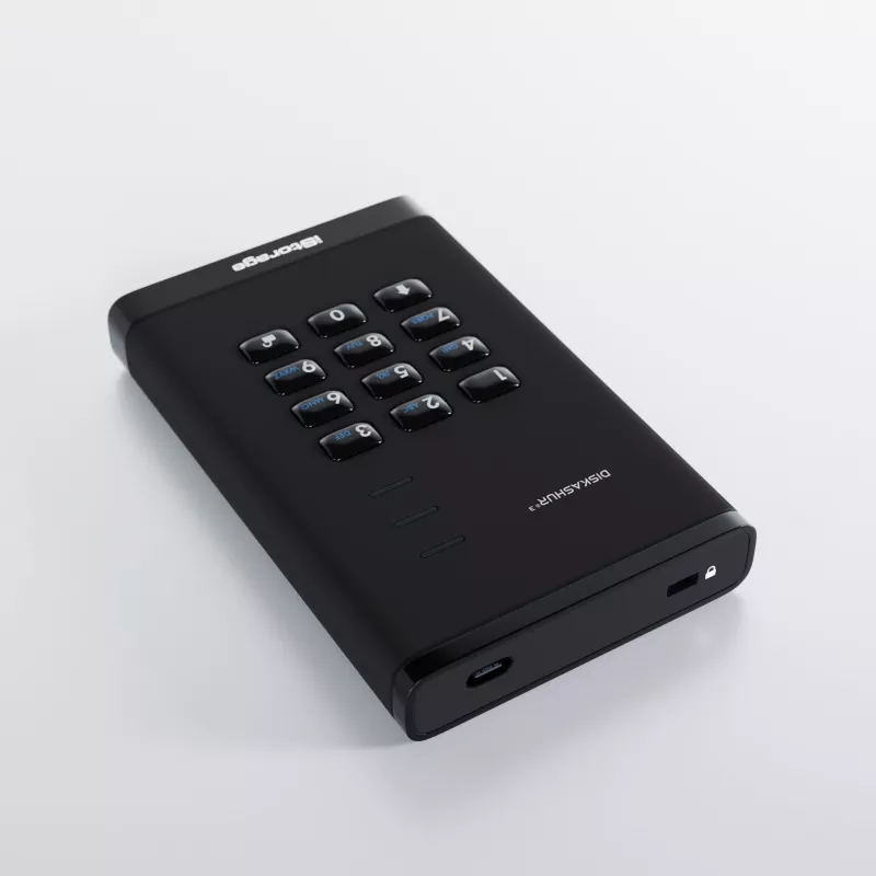 HDD iStorage 1TB USB 3.2 Gen 1 diskAshur3 zwart