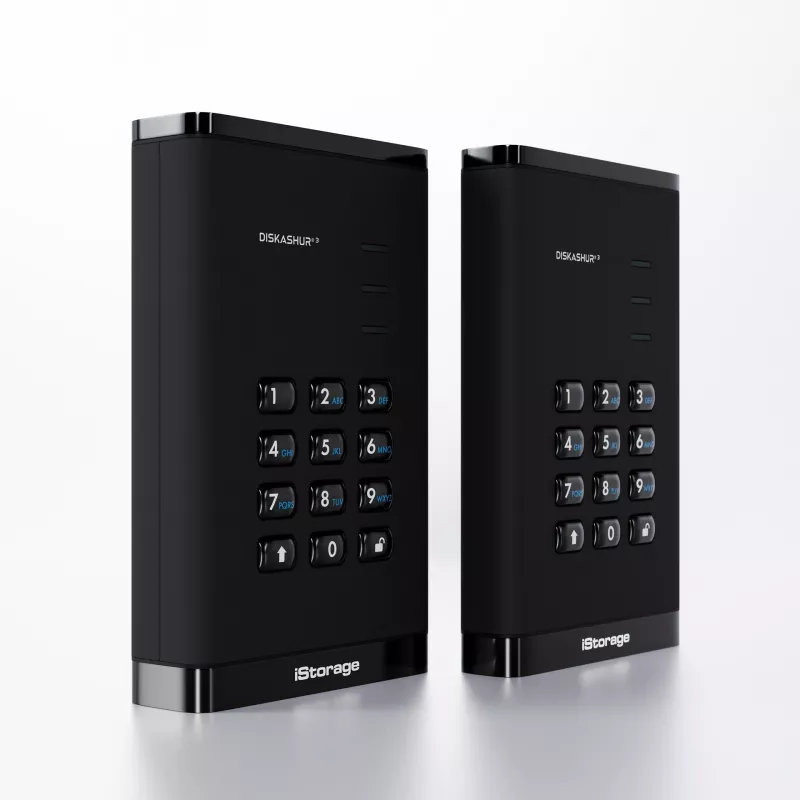 HDD iStorage 1TB USB 3.2 Gen 1 diskAshur3 zwart