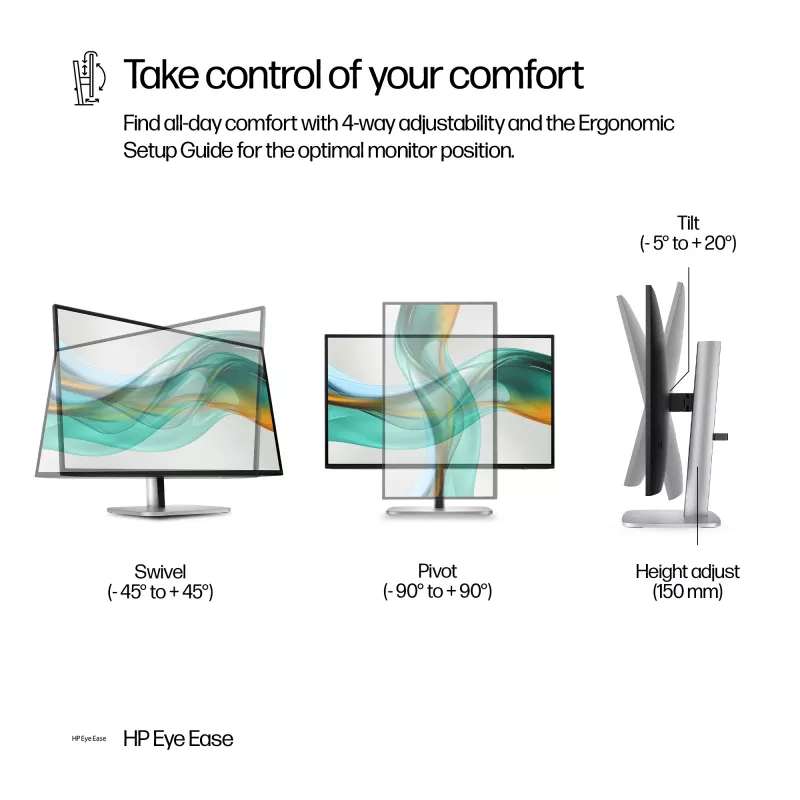 HP Series 5 Pro 27 inch QHD USB-C monitor - 527pu