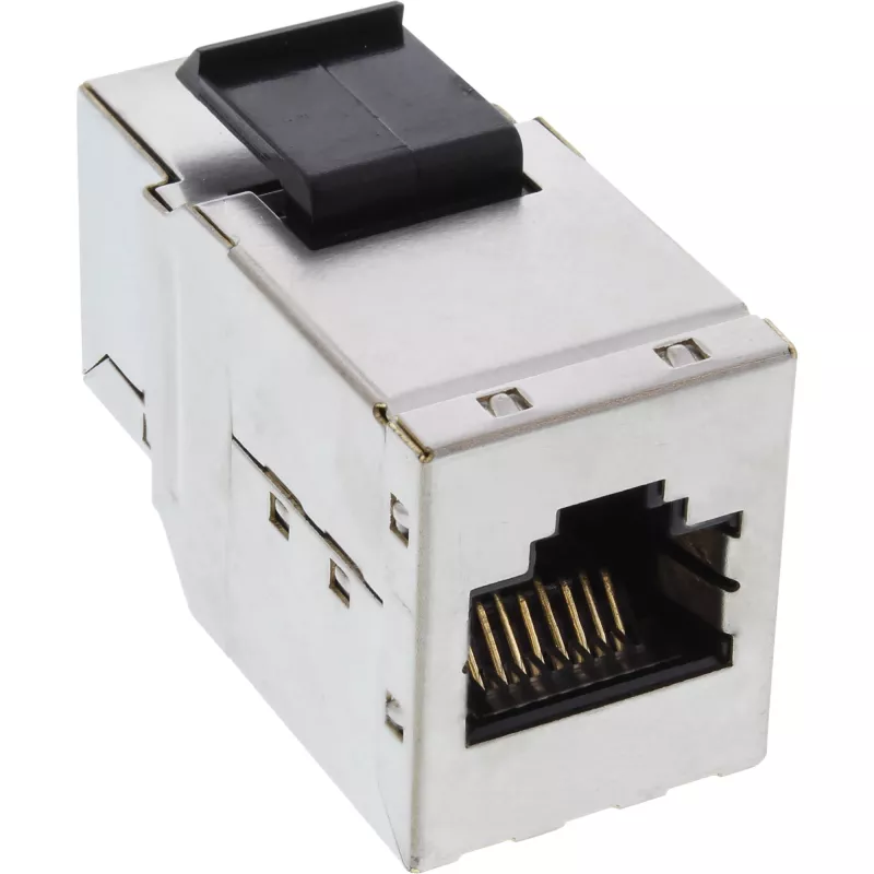 InLine RJ45 keystone-module bus-naar-bus SNAP-In Cat.6A STP